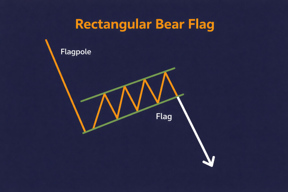 rectangular bear flag vantage markets