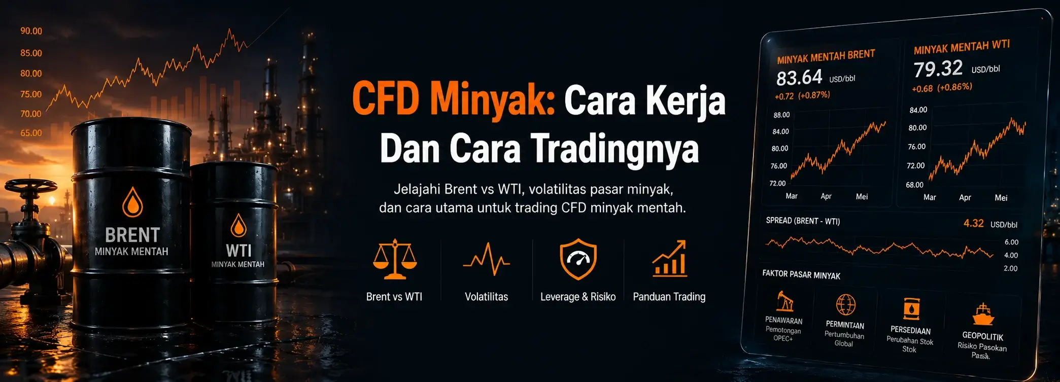 CFD Minyak: Cara Kerja dan Cara Trading