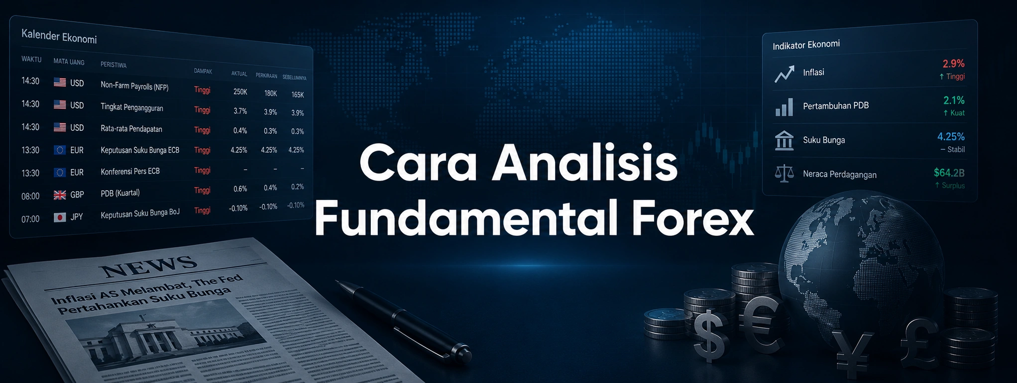 Indikator dan Cara Analisis Fundamental Forex untuk Trader