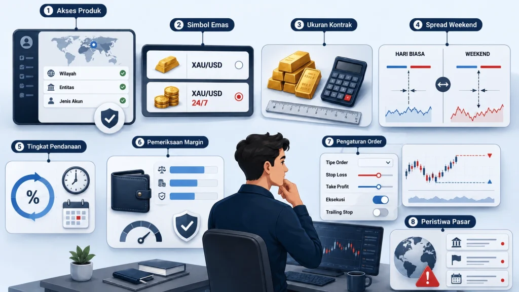 Checklist Trading Emas Akhir Pekan Vantage Markets Sebelum Membuka Posisi