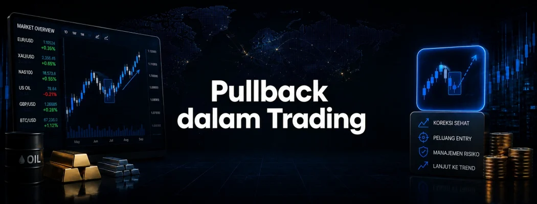 Pullback dalam Trading: Ciri & Strategi Menggunakannya