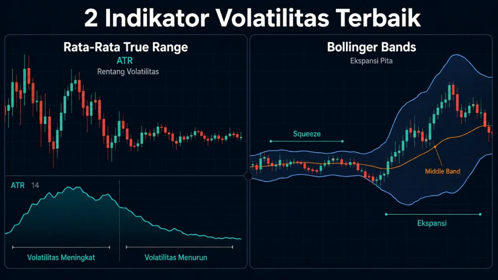 Ilustrasi indikator volatilitas terbaik untuk trading forex