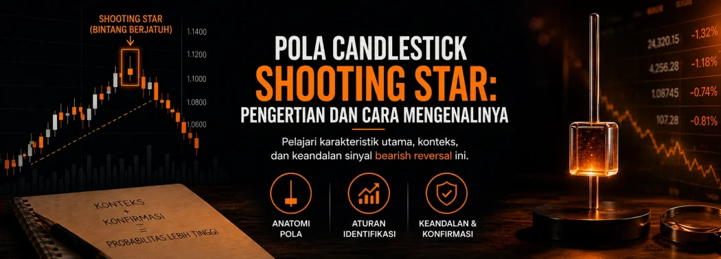 Shooting Star Candlestick: Arti dan Cara Mengidentifikasinya